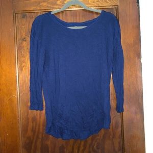 Navy Blue 3/4 sleeve